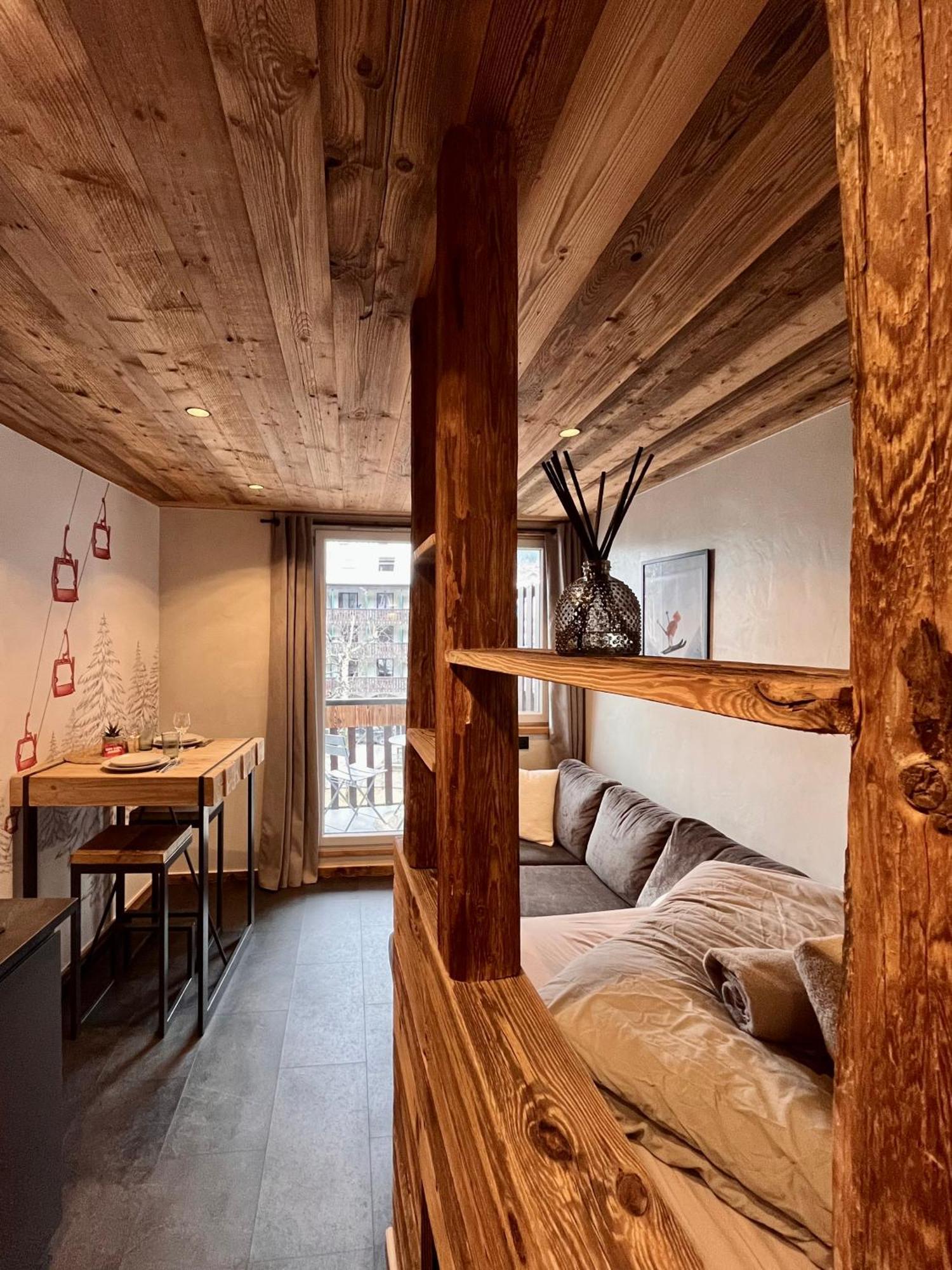 Le Nid De L'Aiguille - Au Pied De L'Aiguille Du Midi Apartment Chamonix Exterior foto